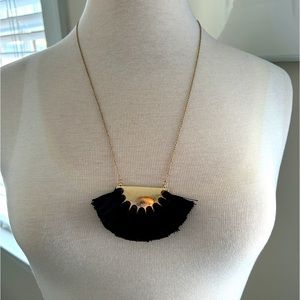 Black Fringe Necklace - HOST PICK